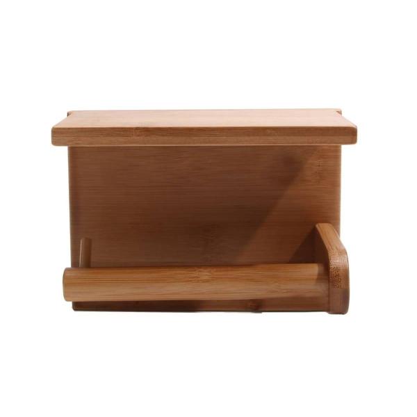 PORTAROLLO CON REPISA MULTIUSOS BAMBÚ