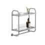 REPISA PARA BAÑO CON CRISTAL 2 NIVELES SATÍN