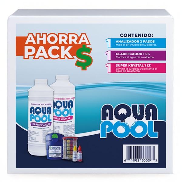 AQUA POOL TRIPACK DE MANTENIMIENTO PARA ALBERCAS ARMABLES