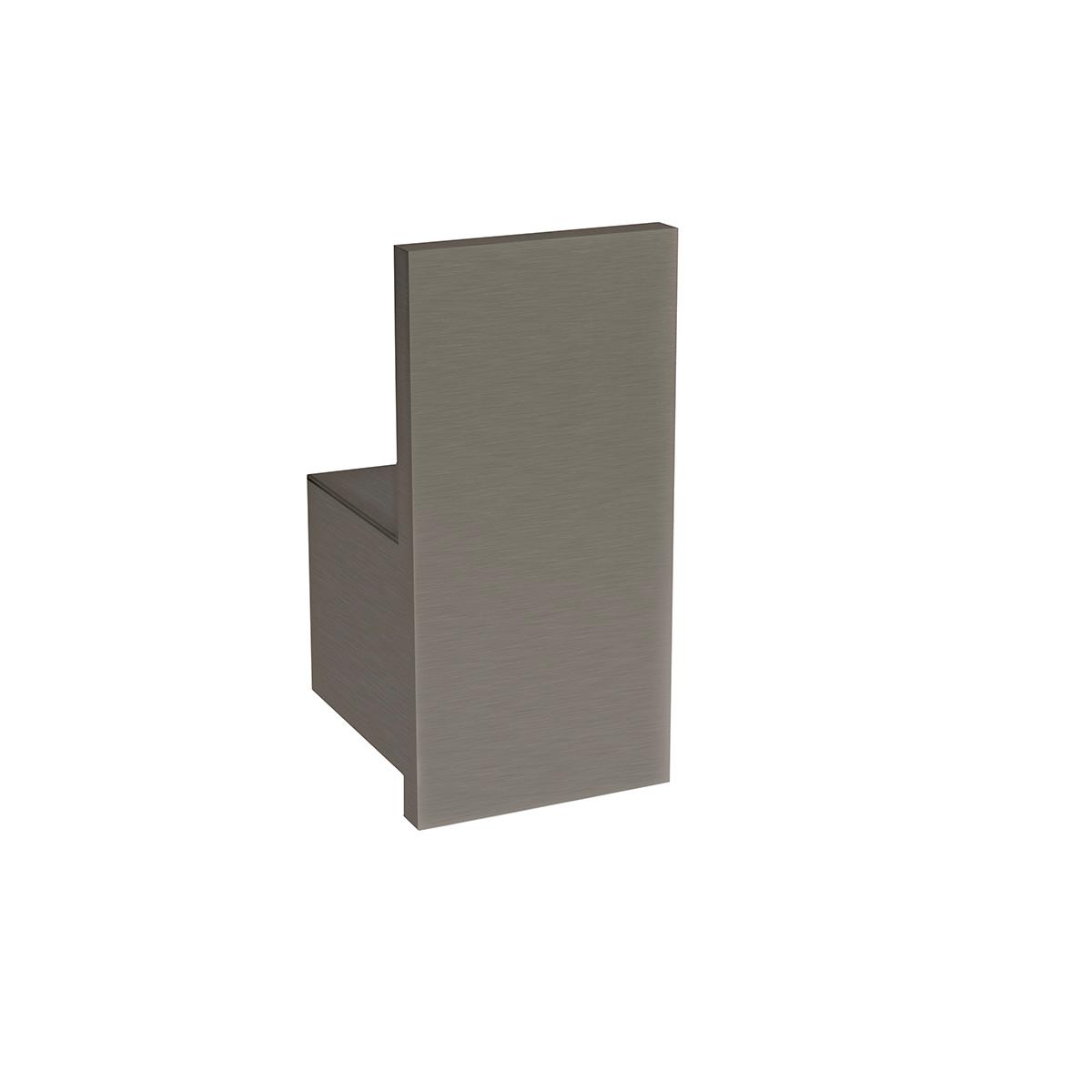 Gancho sencillo máxima en acabado gris mate titanium