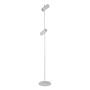 LAMPARA DE PISO LED, LUZ CÁLIDA 2700K, COLOR BLANCO, LAMPARA DE PIE MODERNA 12W