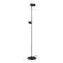 LAMPARA DE PISO LED, LUZ NEUTRA 4000K, COLOR NEGRO, LAMPARA DE PIE MODERNA 12W