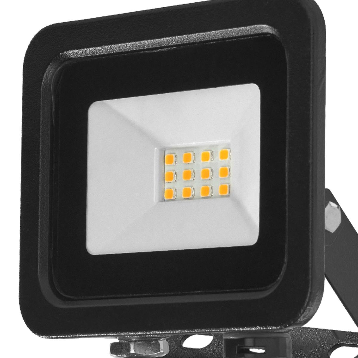 Paquete 2 reflectores led ip65, 10w, luz fria, 900lm, resistente a la humedad
