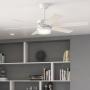 VENTILADOR DE TECHO KEMPTON 54" CLÁSICO PARA INTERIOR CON LED INTEGRADO BLANCO