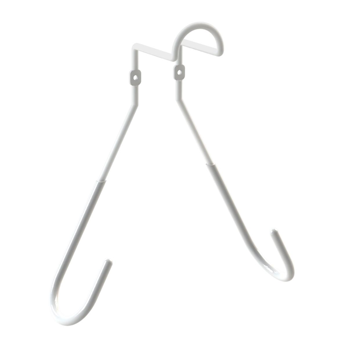 Colgador para plancha y burro 30 x 27 x 9 cm color blanco