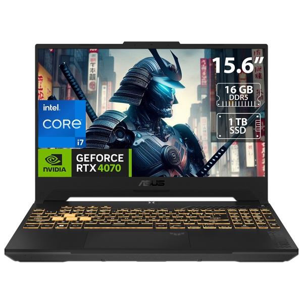 LAPTOP GAMER ASUS TUF GAMING CORE I7 RAM DE 16GB SSD DE 1TB RTX 4070 S.O. W11 HOME TECLADO EN INGLÉS