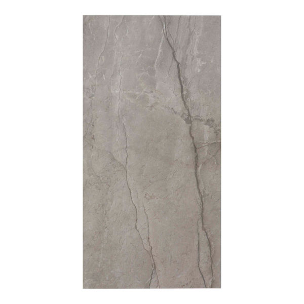 PISO PORCELANATO MÓNACO 60 X 120 CM GRIS TIPO MÁRMOL CAJA CON 1.44 M2