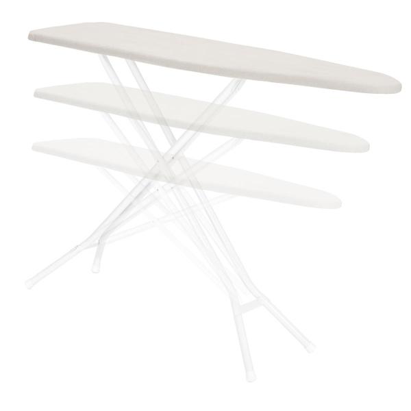 TABLA DE PLANCHAR 4 PATAS CON ALTURA AJUSTABLE SUPERFICIE PERFORADA