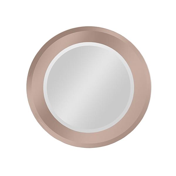 ESPEJO SOLEI CIRCULAR DOBLE BISEL DE LUJO 60 X 60 CM