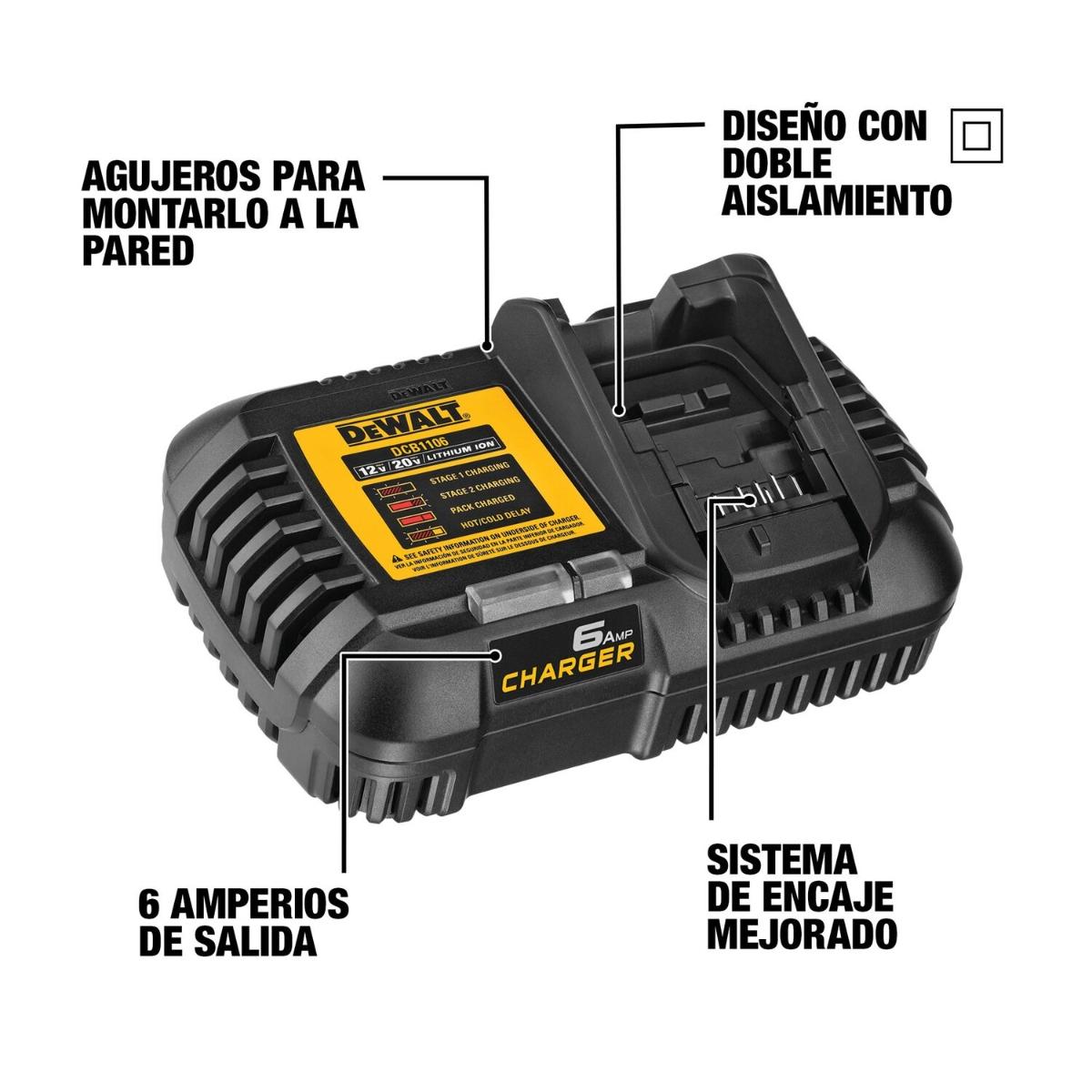 CARGADOR 6.0 AH CARGA RÁPIDA | The Home Depot México - Ventas a ...