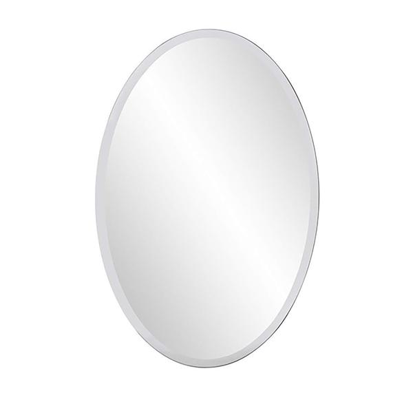 ESPEJO OVAINE OVAL CON BISEL DE LUJO 56 X 75 CM