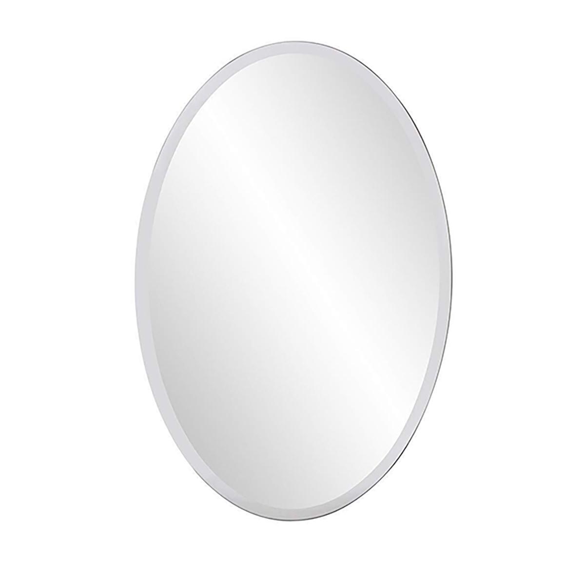 Espejo ovaine oval con bisel de lujo 56 x 75 cm