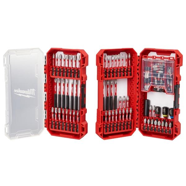 KIT DE PUNTAS DE DESTORNILLADOR 100 PIEZAS SHOCKWAVE IMPACT DUTY MILWAUKEE