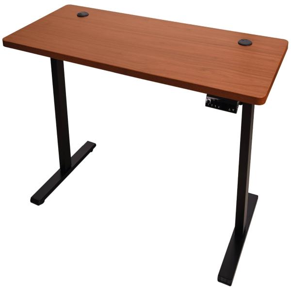 ESCRITORIO PERSPECTIVE CAFÉ AJUSTABLE ELÉCTRICO 140CM