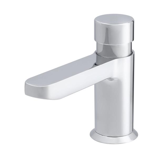 LLAVE TEMPORIZADORA ECOLOGICA 1.9 LTS X MINUTO CUERPO DE LATON ACABADO CROMO