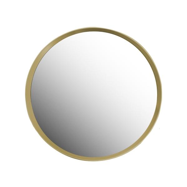 ESPEJO DELUXE REDONDO DORADO 70X8.5CM