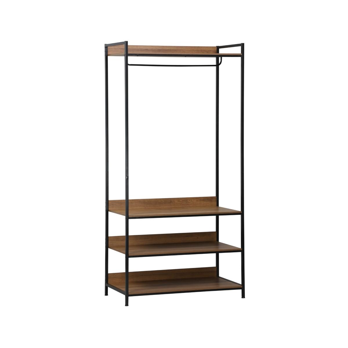 Clóset 3 niveles y rack wide 100 x 48 x 200 cm