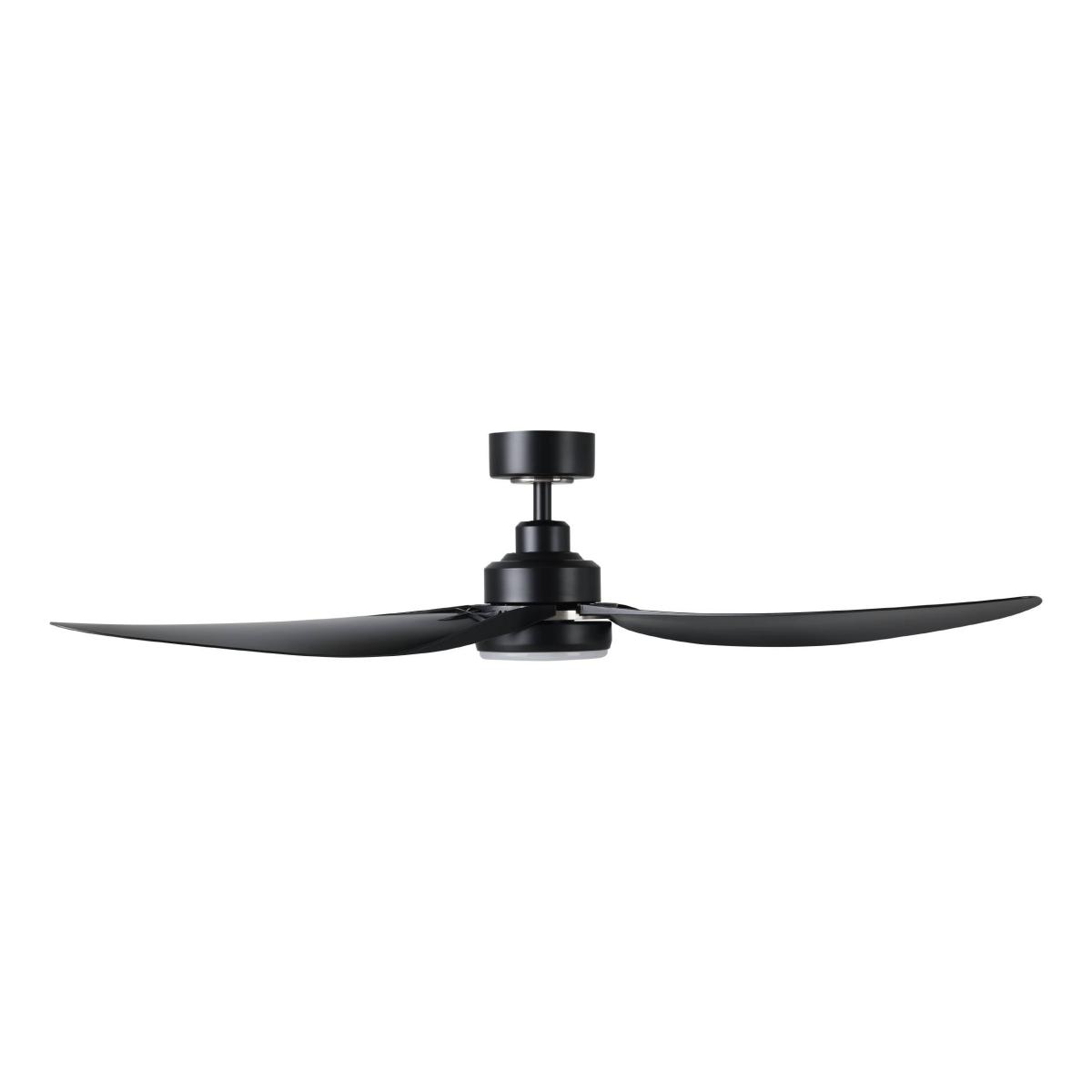 Ventilador de techo arlington 56" para interior con led integrado negro