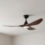 VENTILADOR DE TECHO SURFLINE 52" PARA INTERIOR CON LED INTEGRADO CAFÉ