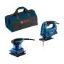 COMBO BOSCH LIJADORA ORBITAL 220W + SIERRA CALADORA 500W + MALETÍN