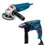 COMBO BOSCH TALADRO DE IMPACTO 650W + ESMERIL 850W