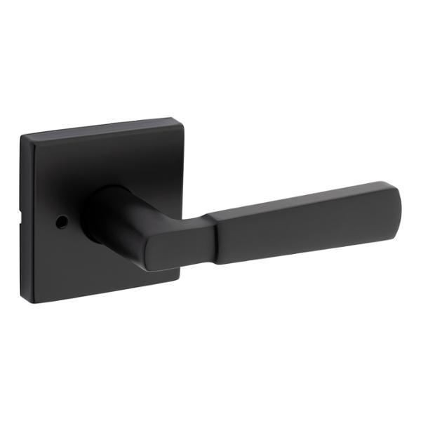 MANIJA PARA PUERTA REVERSIBLE NEGRO MATE PARA BAÑO INTERIOR