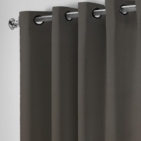 CORTINA ROOM DARKENING GRIS OXFORD