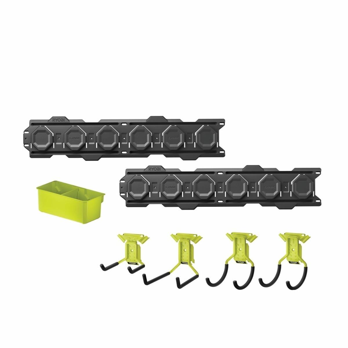 Kit de almacenamiento de pared link de 7 piezas