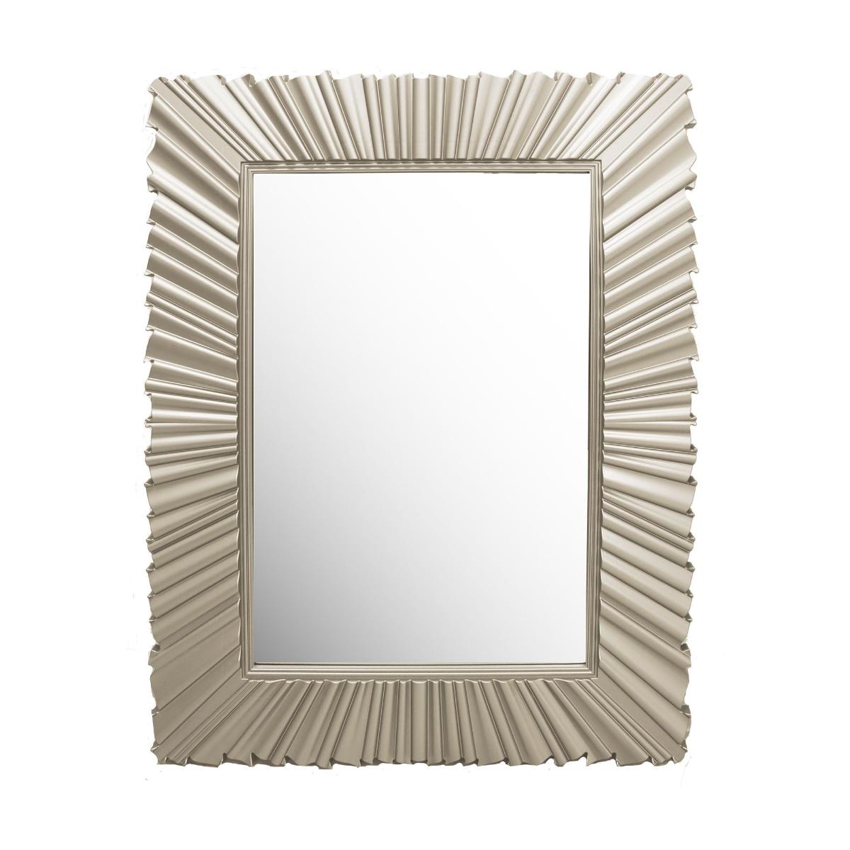 Espejo rectangular marco ondulado 76x100.5x2.5cm