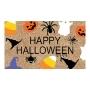 TAPETE DE ENTRADA DE FIBRA DE COCO HAPPY HALLOWEEN MIXED 40 CM X 60 CM
