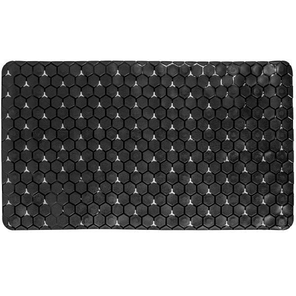 TAPETE PARA BAÑO NEGRO 75 x 43 cm