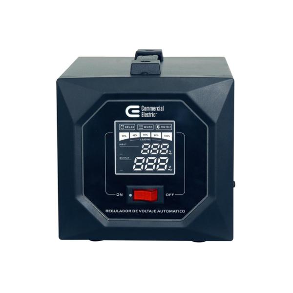 REGULAR DE VOLTAJE PARA REFRIGERADORES Y LAVADORAS 1500W CON DISPLAY DIGITAL
