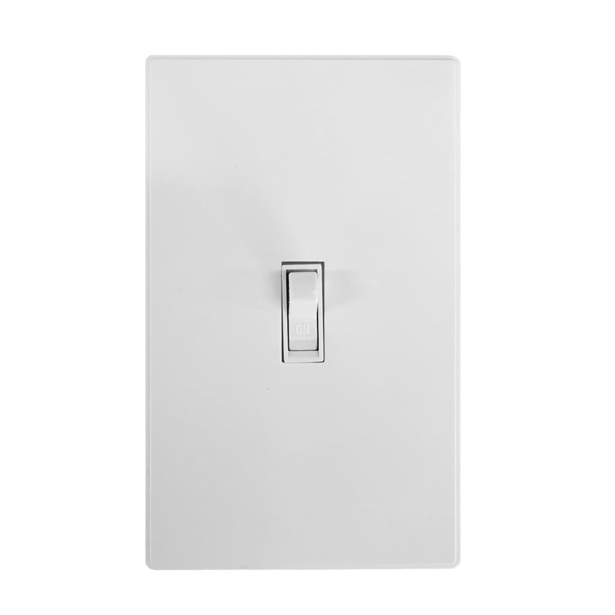 Apagador de palanca con placa commercial electric