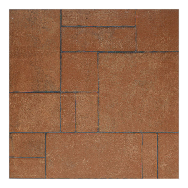 PISO CERÁMICO MURANIA 55.5 X 55.5 CM TERRACOTA TIPO PIEDRA CAJA CON 1.54 M2