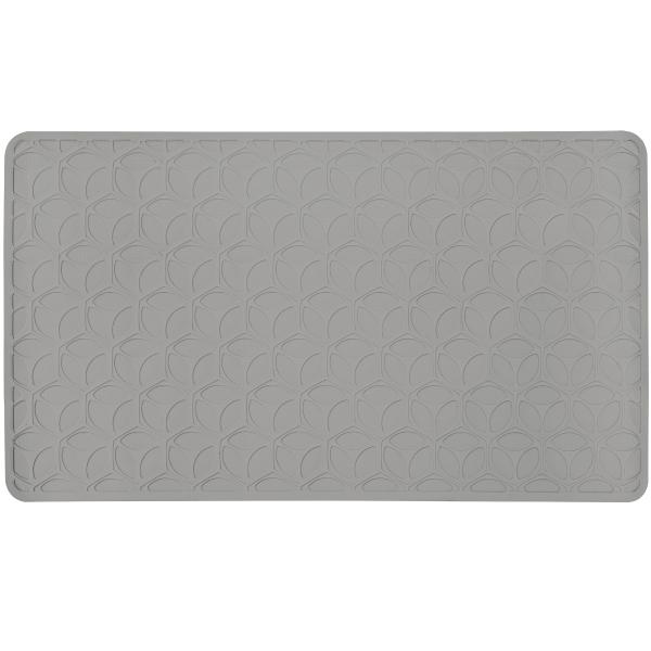 TAPETE PARA BAÑO GRIS 70 X 37 CM