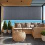 PERSIANA SHEER ELLEGANCE ENROLLABLE LUZ AJUSTABLE 120" X 96" GRIS