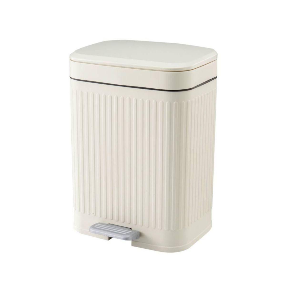 Bote de basura rim 8l blanco