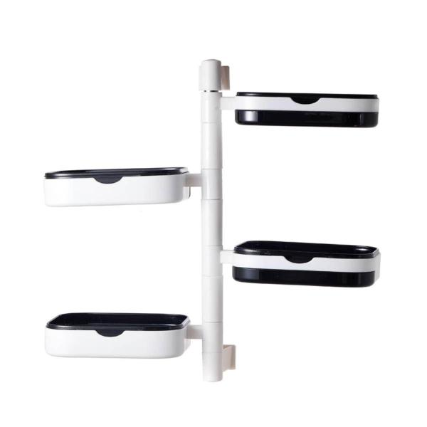 ORGANIZADOR GIRATORIO 4 NIVELES BLANCO