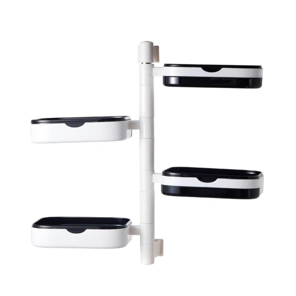 Organizador giratorio 4 niveles blanco