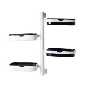 ORGANIZADOR GIRATORIO 4 NIVELES BLANCO