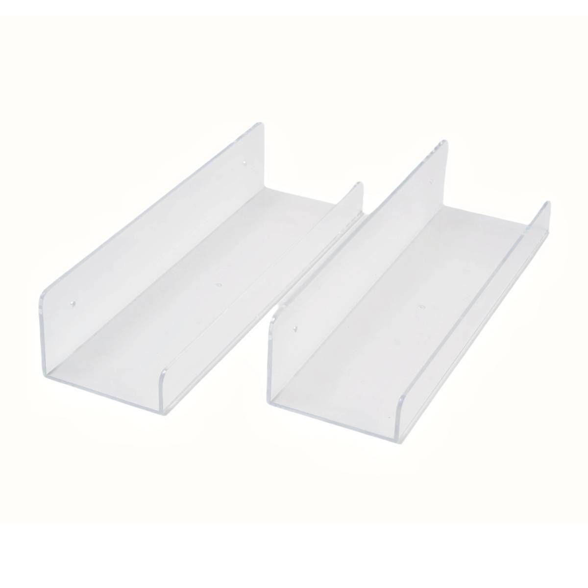 Repisas para baño 38 cm 2 piezas