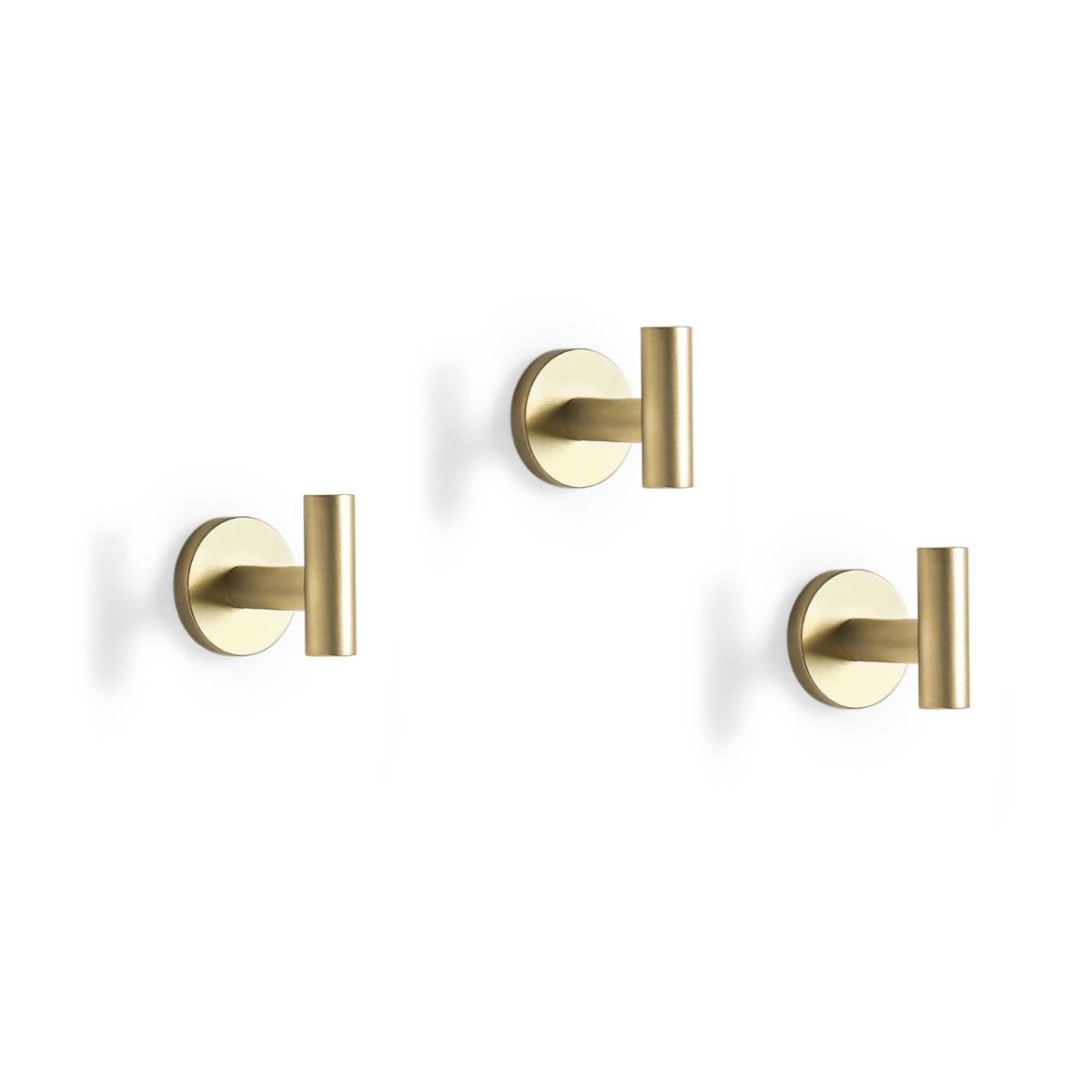 Perchero set de 3 dorado