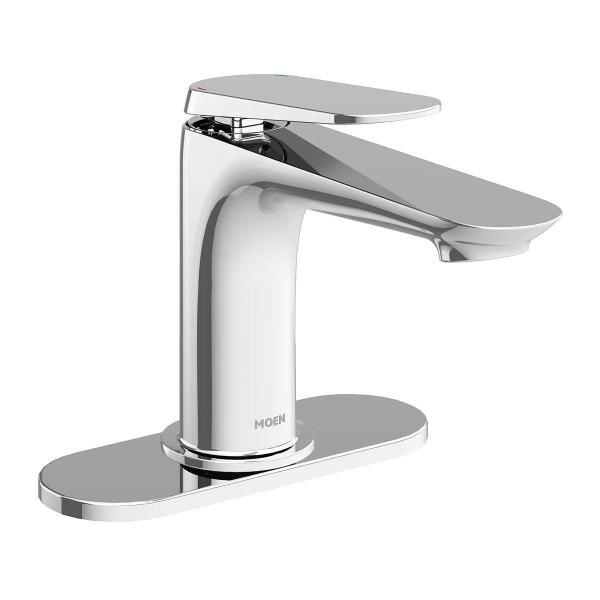 MEZCLADORA MONOMANDO PARA LAVABO MOEN LÍNEA AKAMYS ACABADO CROMO