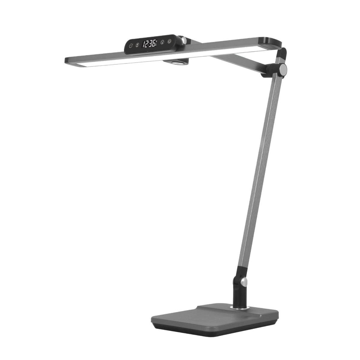 Lampara led de trabajo profesional con reloj lcd táctil