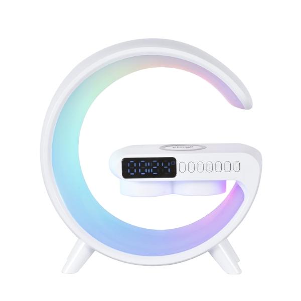 LAMPARA MULTIFUNCION CON ALTAVOZ Y CARGADOR INALÁMBRICO