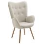 SILLON TAPIZADO INDIVIDUAL MODERNO BEIGE