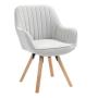 SILLÓN DE PATA DE MADERA 360 GRADOS GGIRATORIA BEIGE