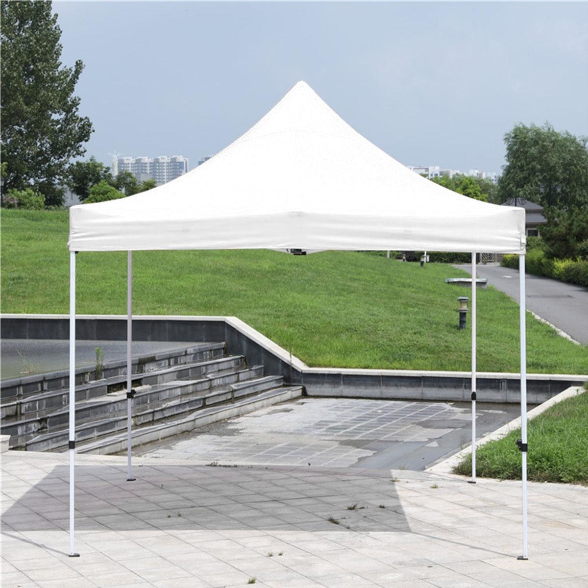 Toldo solaria colapsable blanco 3x3 para exterior