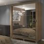 ROPERO MADESA DALLAS PLUS 2 PUERTAS CORREDIZAS 4C PIES
