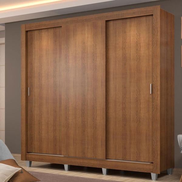 ROPERO MADESA LYON PLUS 3 PUERTAS CORREDIZAS 4C PIES M